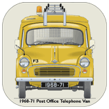 Morris Minor Post Office Telephone Van 1968-71 Coaster 1